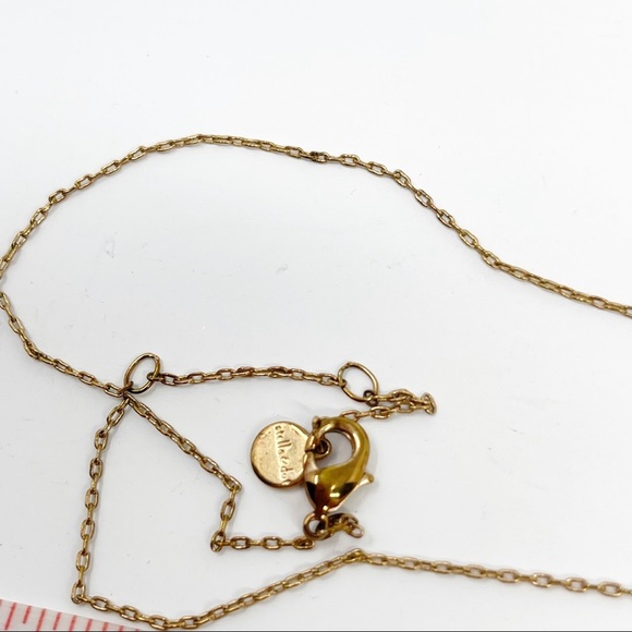 Stella & Dot Pave Crystal Spear Rose Gold Pendant Necklace - Picture 4 of 7